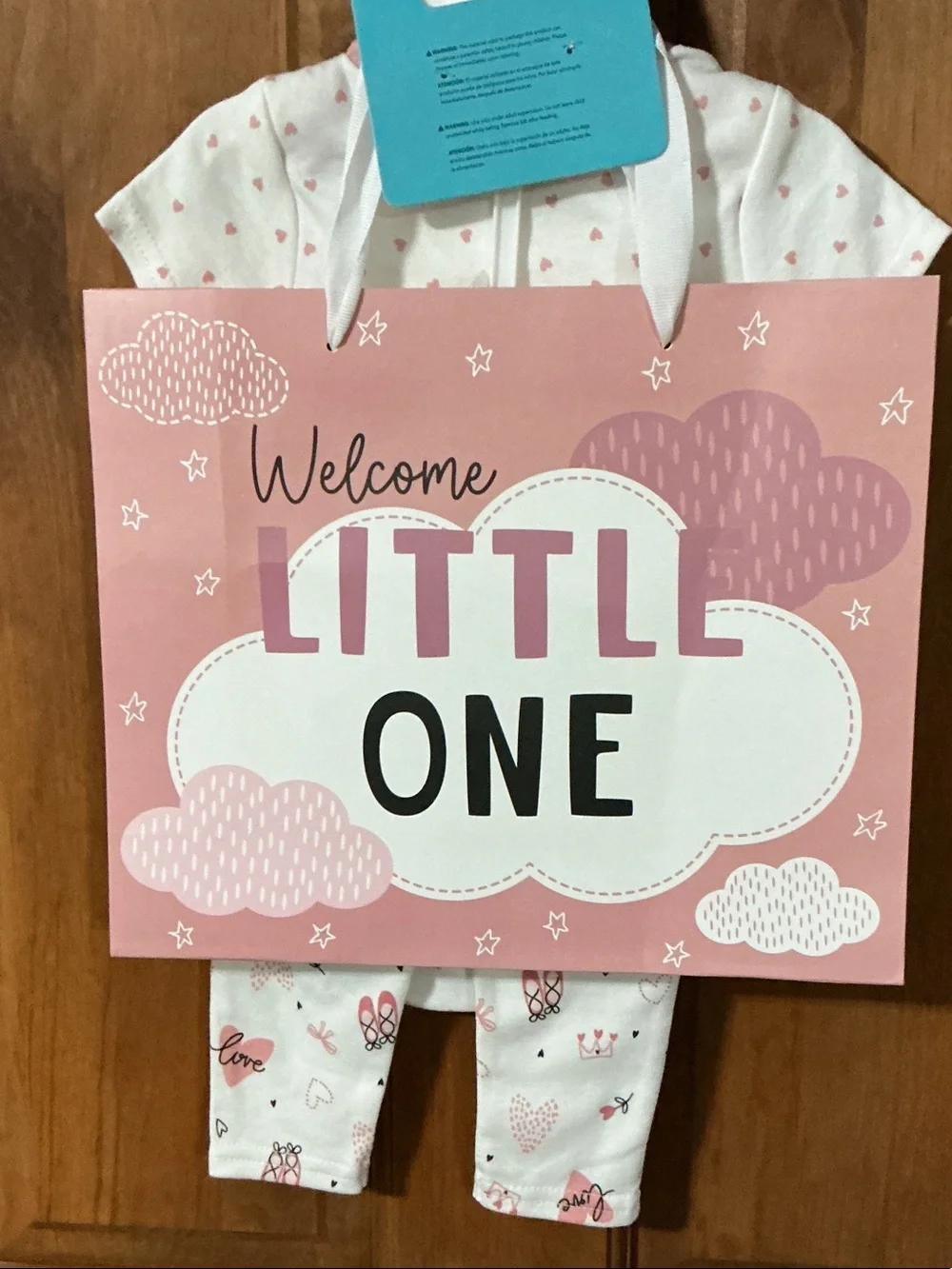 Baby Views 8-Piece Pink & White Newborn Gift Set
